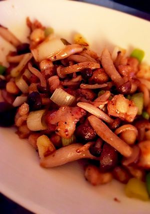 【お家居酒屋】コリコリ軟骨のネギ塩炒め-レシピのメイン写真