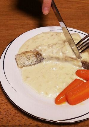 ジブリ飯*鱈のソテー～ほんのり紅の豚風～-レシピのメイン写真