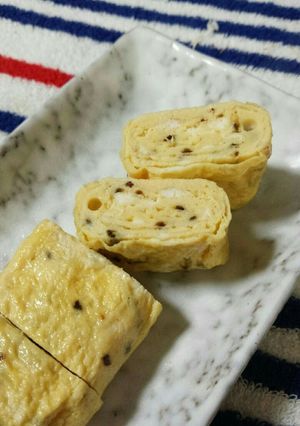 簡単！塩昆布の卵焼き-レシピのメイン写真