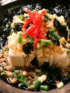 簡単で安い豆腐でタヌキ奴♪-レシピのメイン写真