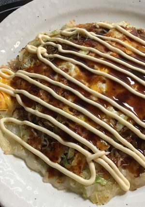 キャベツの大量消費！超簡単お好み焼き！-レシピのメイン写真