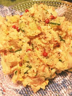 燻製卵とコーンビーフで!ポテトサラダ-レシピのメイン写真