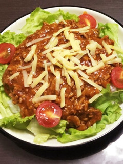 市販のミートソースで!簡単タコライス-レシピのメイン写真