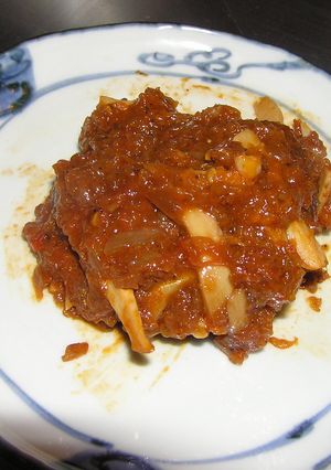 すいかの皮でハンバーグソース！-レシピのメイン写真