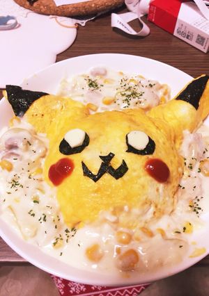 ピカチュウオムライス♡-レシピのメイン写真