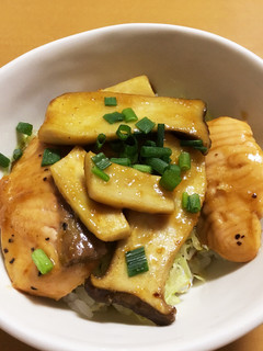 鮭の生姜焼き丼-レシピのメイン写真