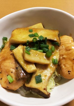 鮭の生姜焼き丼-レシピのメイン写真