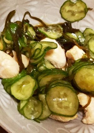 【焼いてあえるだけ！】鳥モモきゅうり-レシピのメイン写真