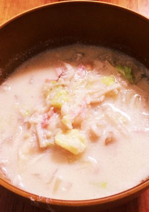 寒い日に^ - ^生姜入り豆乳スープ-レシピのメイン写真