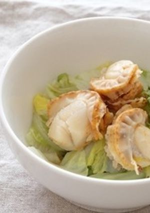 白菜とホタテの蒸し煮-レシピのメイン写真