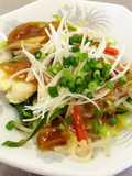 白身魚の酒蒸し★野菜あんかけ