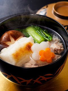 割烹白だしの簡単お雑煮-レシピのメイン写真