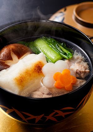 割烹白だしの簡単お雑煮-レシピのメイン写真