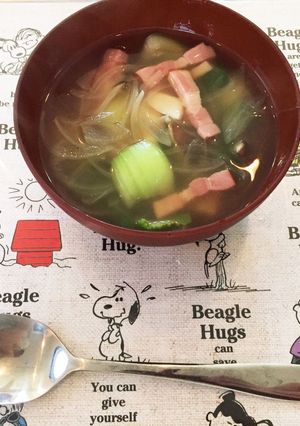 寒い日に♡ベーコンと野菜の具沢山スープ-レシピのメイン写真