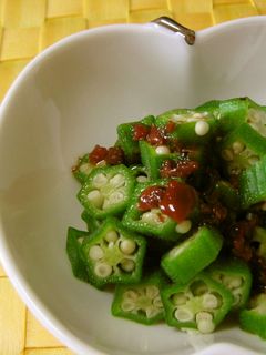 オクラの梅和え-レシピのメイン写真