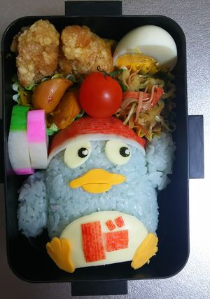 旦那⭐キャラ弁 ドンキホーテのドンペン-レシピのメイン写真