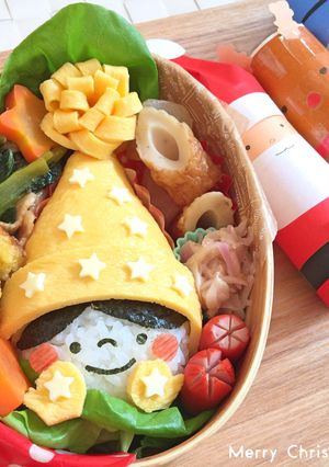 クリスマス☆簡単♩おにぎり弁当☆キャラ弁-レシピのメイン写真