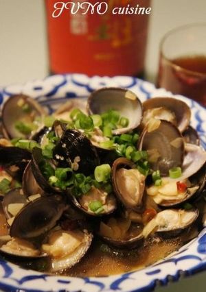 しじみのニンニク紹興酒蒸し-レシピのメイン写真