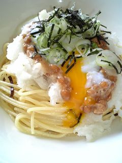 和風!おろし納豆パスタ-レシピのメイン写真
