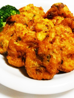 琉木綿とうふとキムチのふわふわ揚げ-レシピのメイン写真