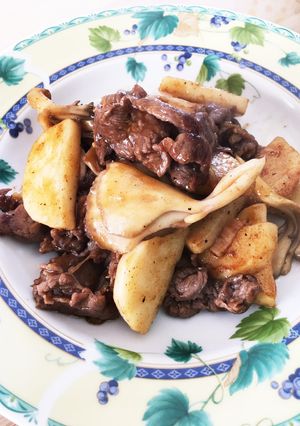 山芋と牛肉のスタミナ炒め-レシピのメイン写真