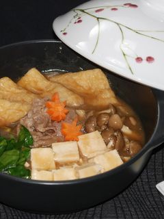 豚しゃぶの簡単!治部煮風なべ♪-レシピのメイン写真