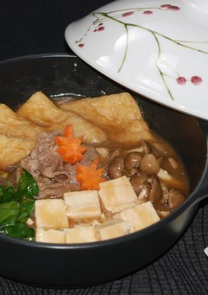 豚しゃぶの簡単!治部煮風なべ♪-レシピのメイン写真