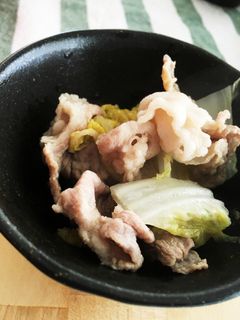 おでんの残り汁で☆白菜と豚の煮物-レシピのメイン写真