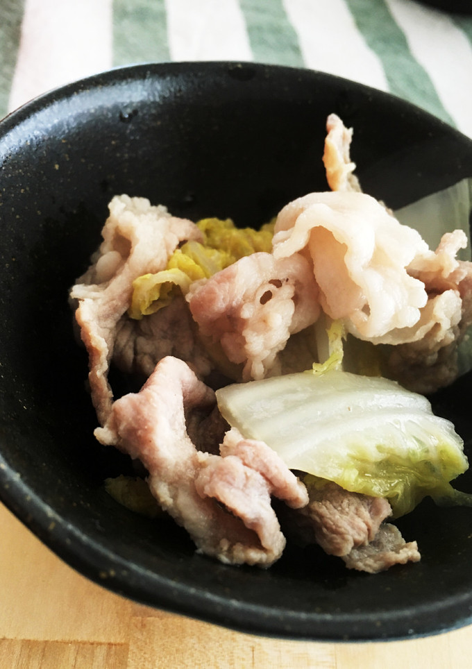 おでんの残り汁で☆白菜と豚の煮物-レシピのメイン写真