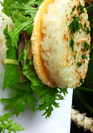 テリヤキ&タマゴ⭐のライスバーガー-レシピのメイン写真