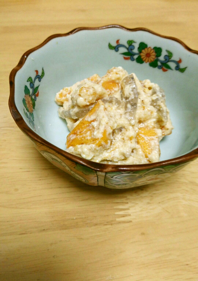 柿とこんにゃくの白和え-レシピのメイン写真