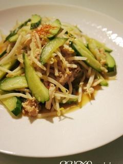 きゅうりと豚もやし炒め-レシピのメイン写真