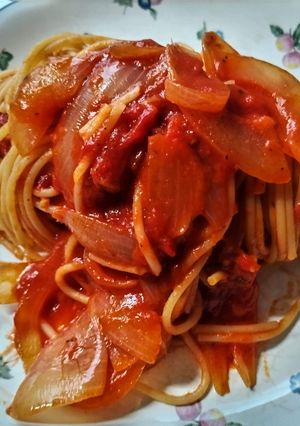 トマトソースパスタ-レシピのメイン写真