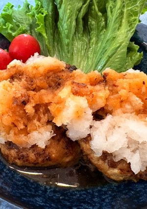 【定番】豆腐ハンバーグ&和風ソース-レシピのメイン写真