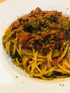 トマト缶&挽肉の合わせミートソースパスタ-レシピのメイン写真