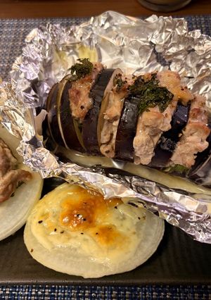 ナスと豚肉の挟み焼き-レシピのメイン写真
