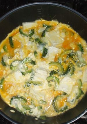 ゴーヤチャンプルー豆腐♪簡単-レシピのメイン写真