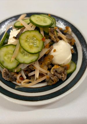 ザクザク食感　ハモ皮のクリームチーズ-レシピのメイン写真