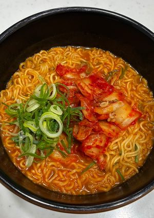 ♡超時短！袋麺アレンジ♪旨辛ラーメン♡-レシピのメイン写真