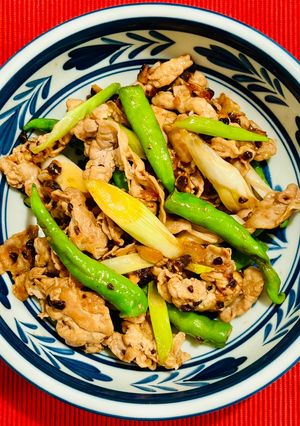 豚肉とシシトウの豆豉炒め-レシピのメイン写真