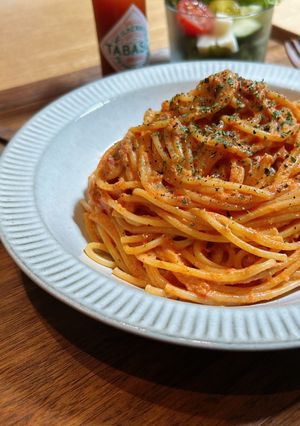 濃厚ツナトマトクリームパスタ-レシピのメイン写真