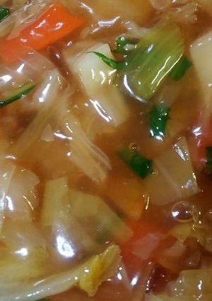 有り物野菜で肉なし中華丼-レシピのメイン写真
