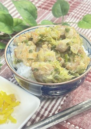 シンプルだけど奥深い✨ねぎ塩とり丼🤗-レシピのメイン写真