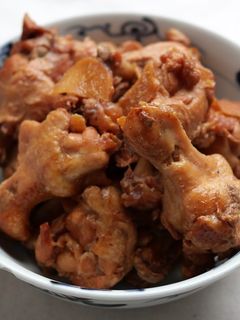 電気圧力鍋☆鶏手羽元の甘辛煮-レシピのメイン写真