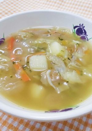 野菜たっぷりしらすの野菜スープ-レシピのメイン写真