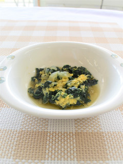 【離乳食中期～】野菜の卵とじ-レシピのメイン写真