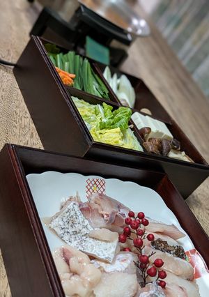 食べる前も豪華です♪お客さんの時の鍋♪-レシピのメイン写真