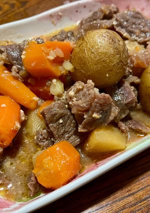 馬肉スジ肉の味噌煮込み-レシピのメイン写真