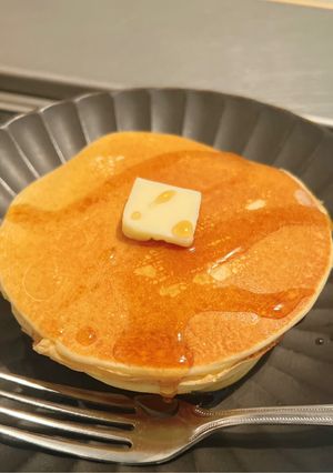 米粉のおやつ🐾もちもちホットケーキ-レシピのメイン写真