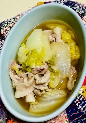 大量消費♪畑の白菜と豚バラの煮込み-レシピのメイン写真